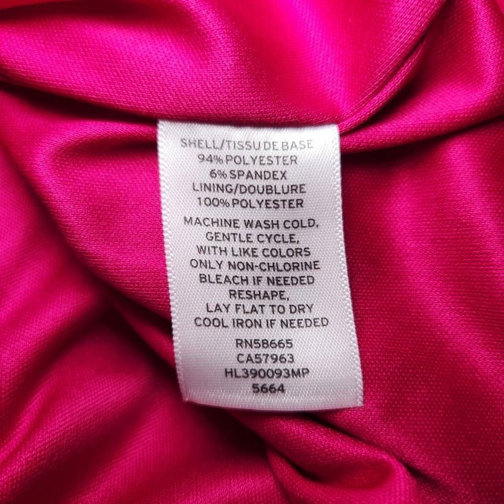 Chelsea28 Fuschia Pink Ruffle Hem Mini Dress - Picture 9 of 9